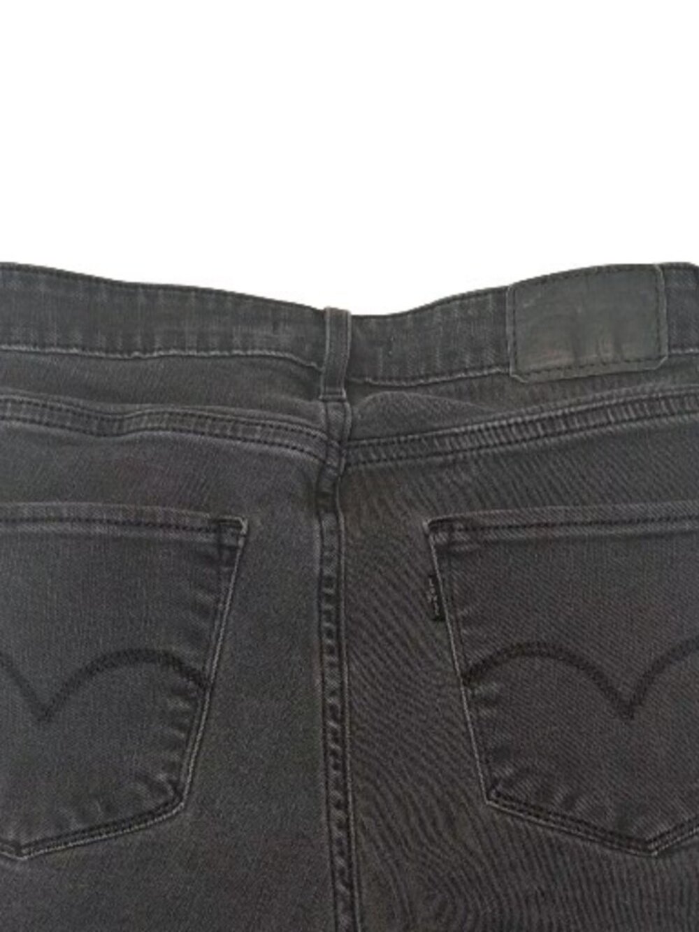Levis 721 Womens Black Hi-rise Skinny Jeans 28x30 - Picture 3 of 6